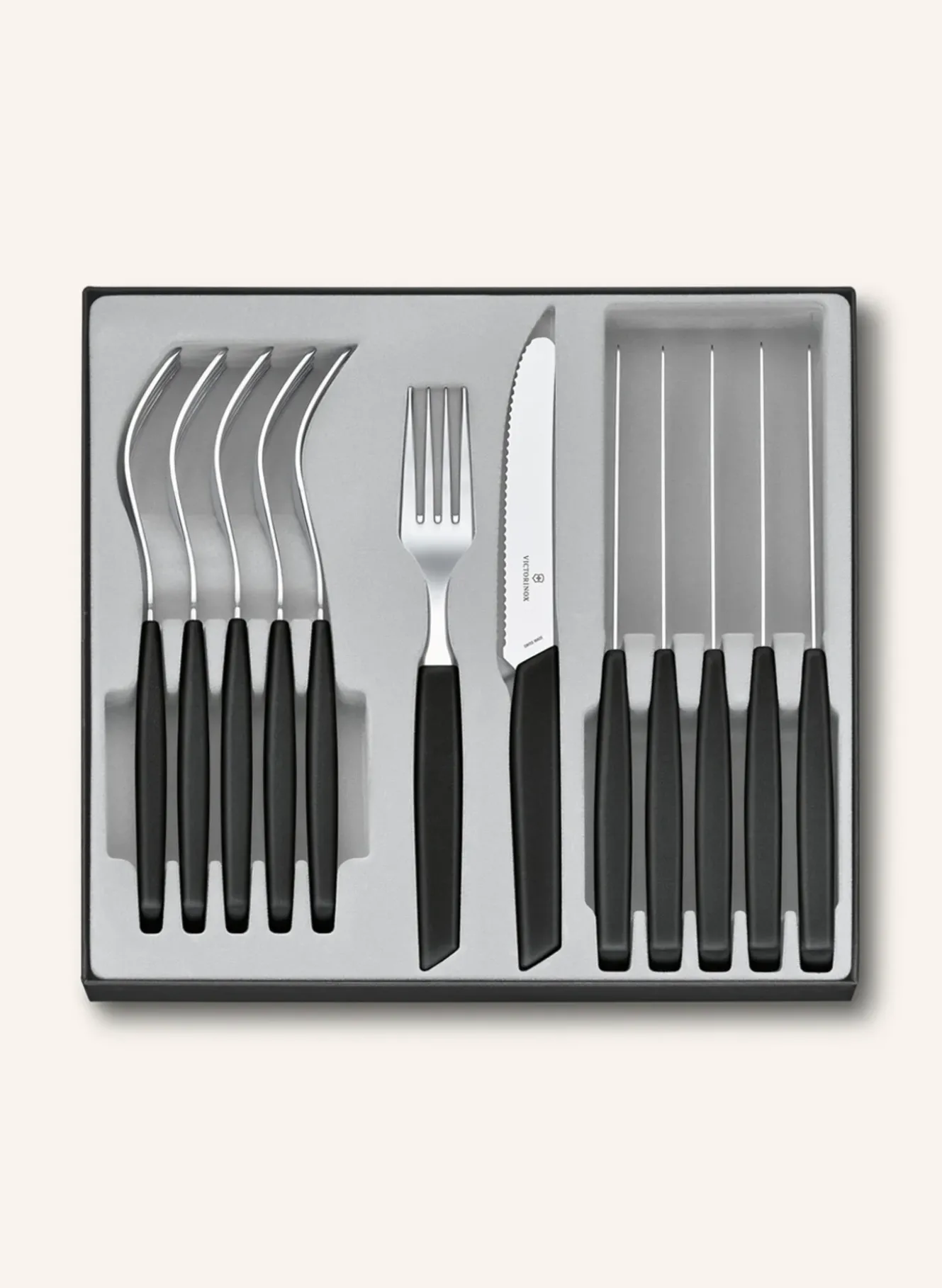 12-tlg. Besteck-Set SWISS MODERN