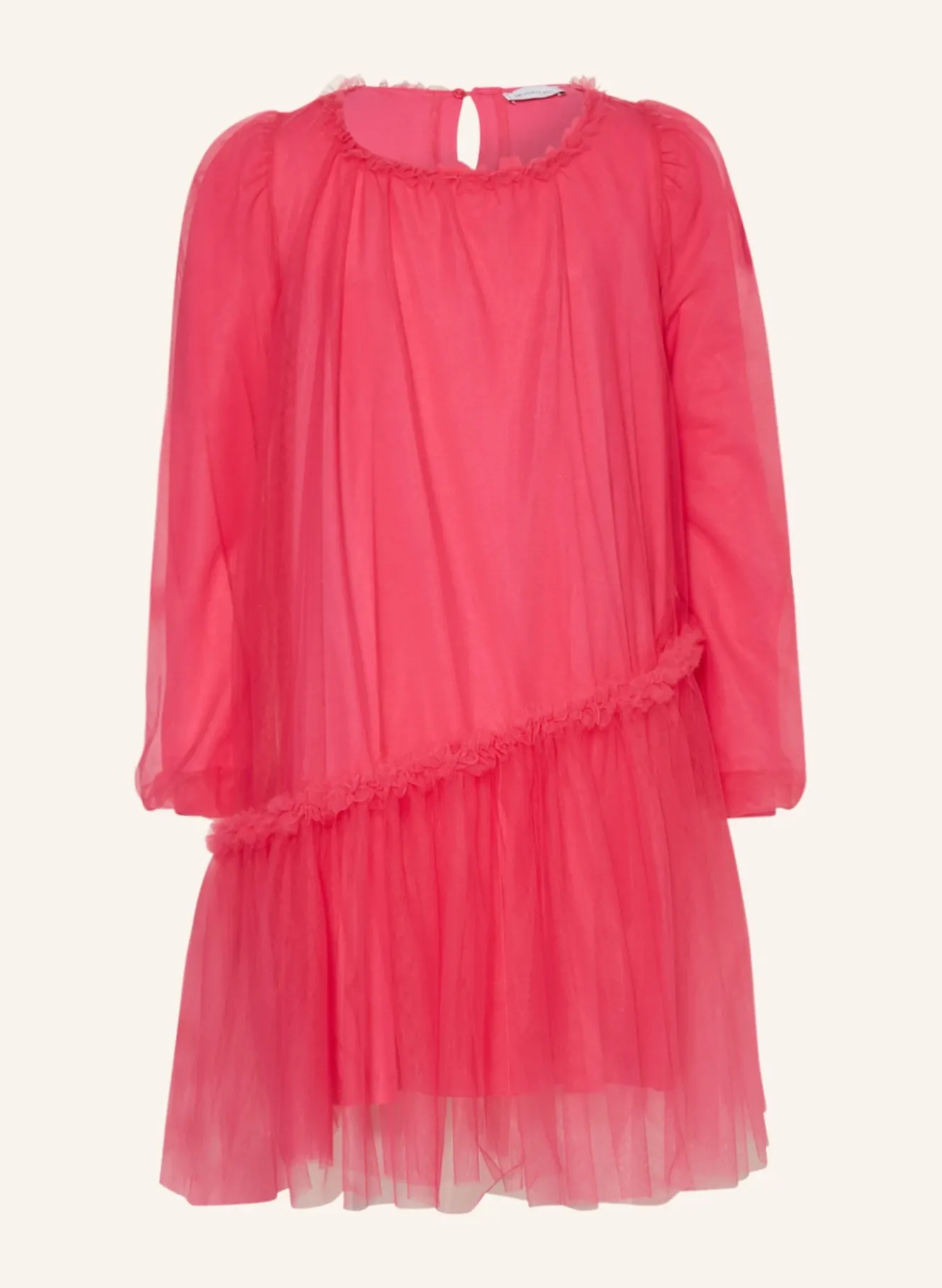 Tüllkleid mit Rüschen