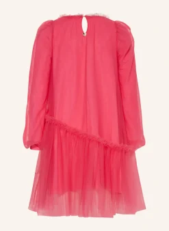 Tüllkleid mit Rüschen
