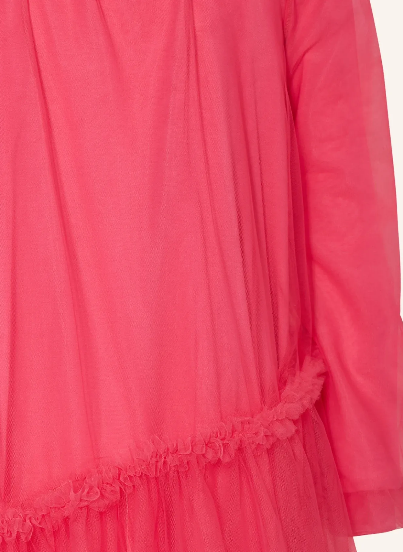 Tüllkleid mit Rüschen