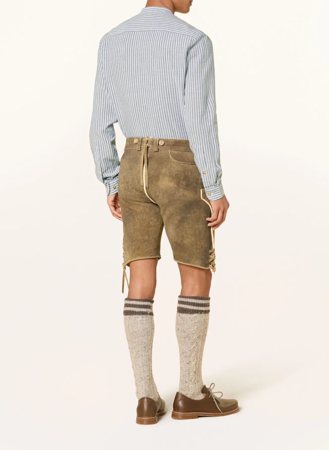 Trachtemhemd Slim Fit mit Stehkragen