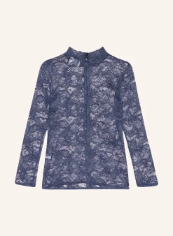 Trachtenbluse LINA aus Spitze mit 3/4-Arm