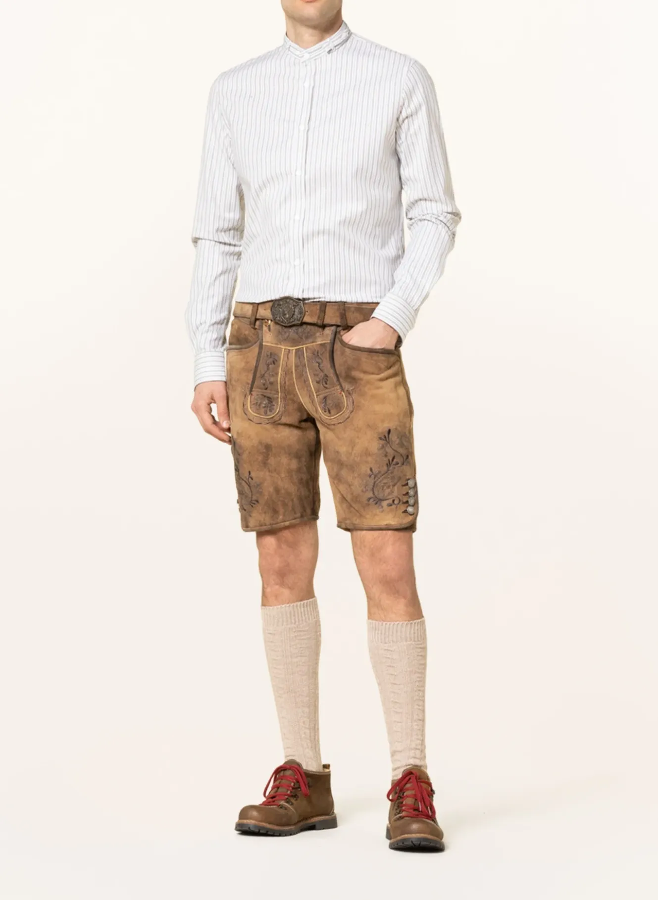 Trachtenhemd LENZ Slim Fit mit Stehkragen