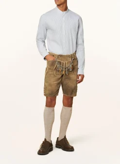 Trachtenhemd Regular Fit mit Stehkragen