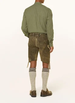 Trachtenhemd Slim Fit mit Stehkragen