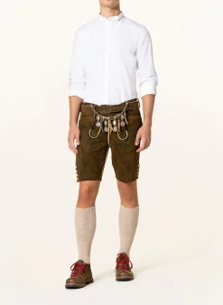 Trachtenhemd Slim Fit mit Stehkragen