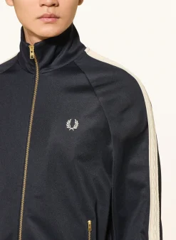 Trainingsjacke mit Galonstreifen