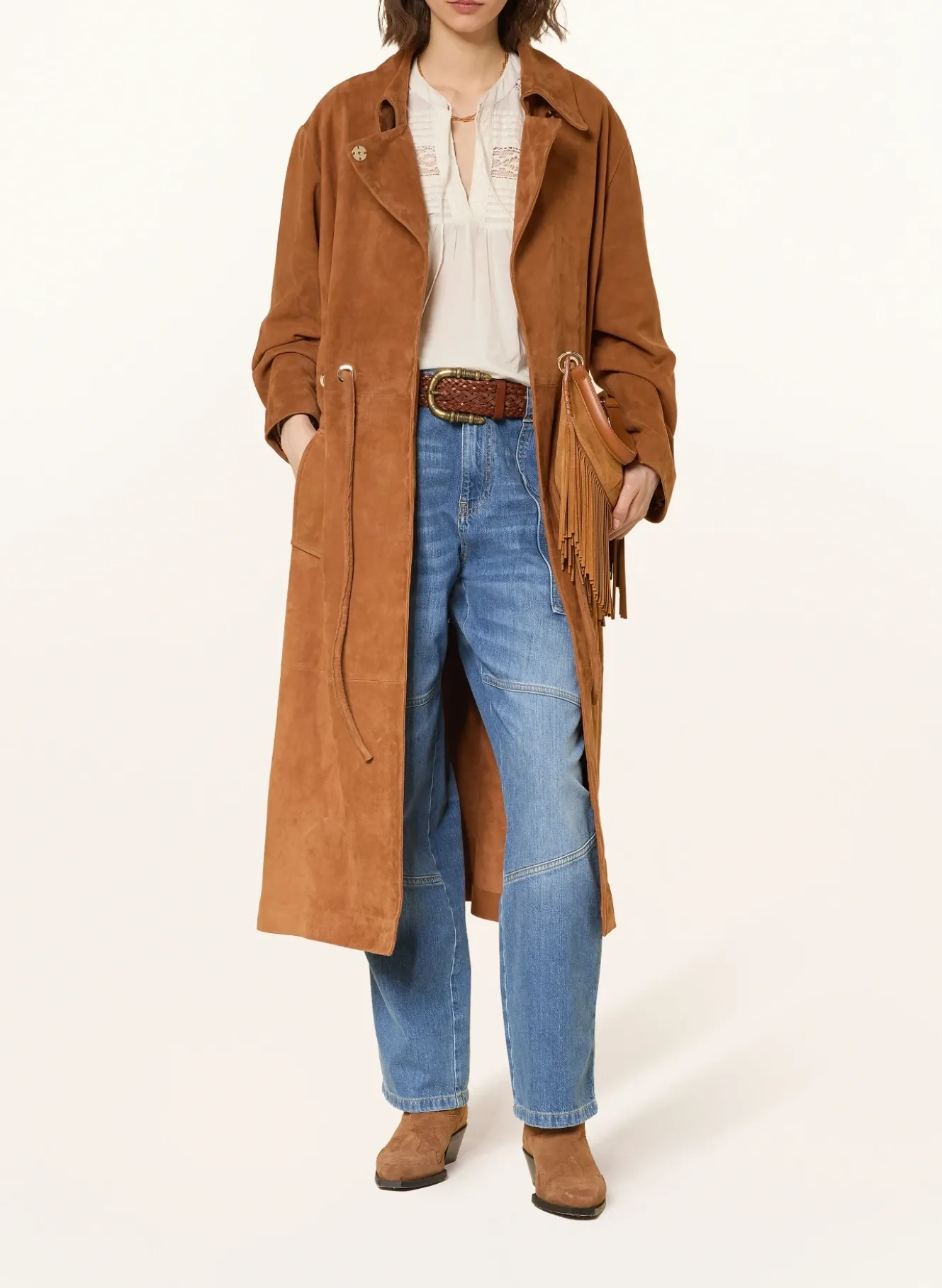Trenchcoat MATTE in Lederoptik