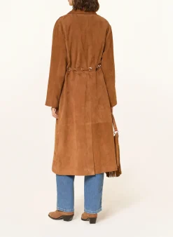 Trenchcoat MATTE in Lederoptik