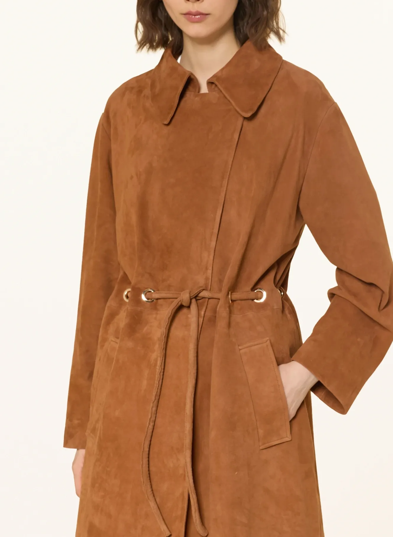 Trenchcoat MATTE in Lederoptik