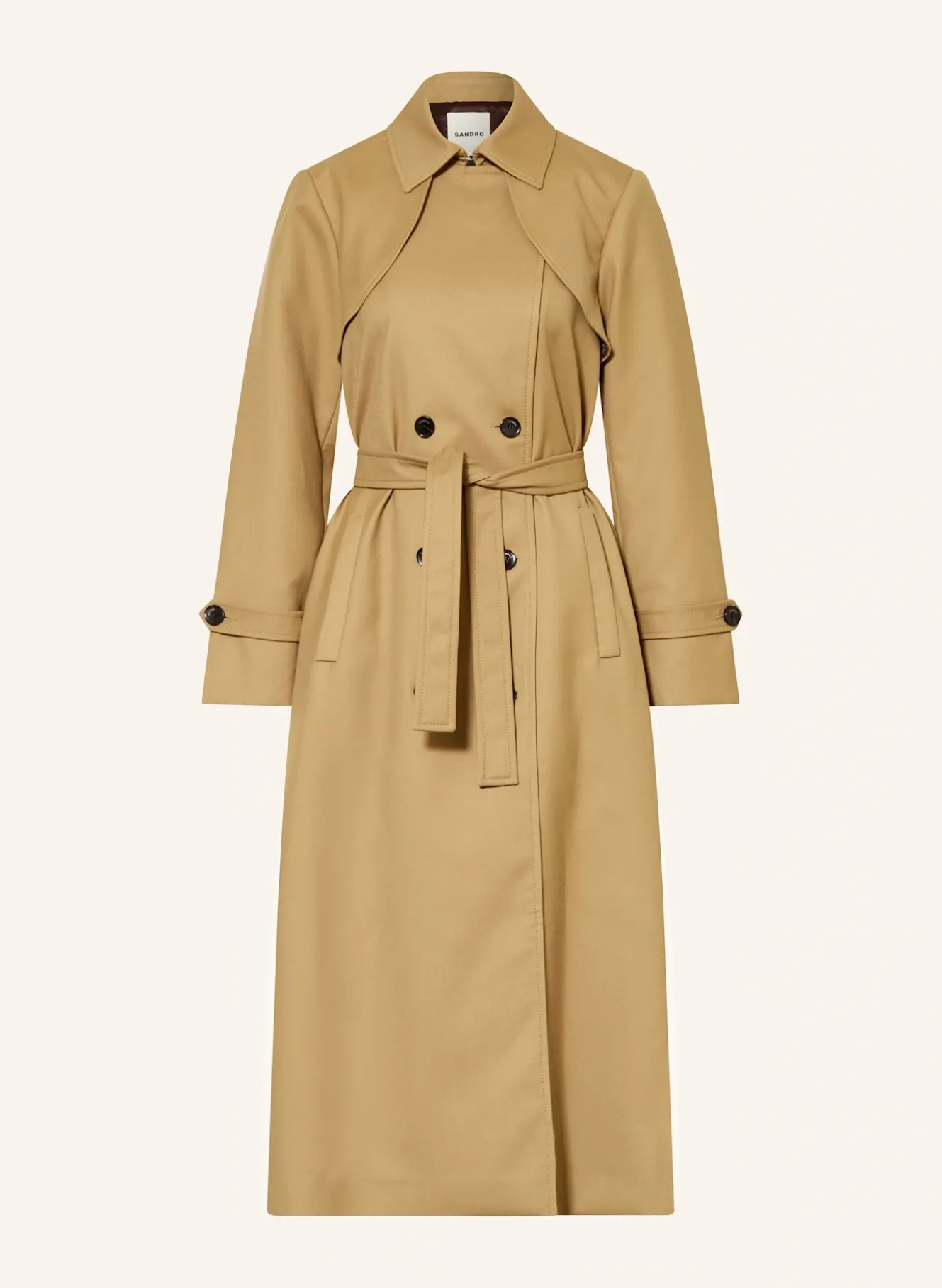 Trenchcoat mit Plissees