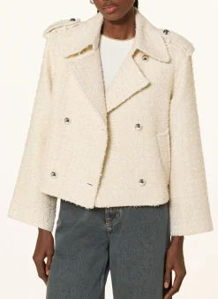 Trench-Jacke aus Bouclé