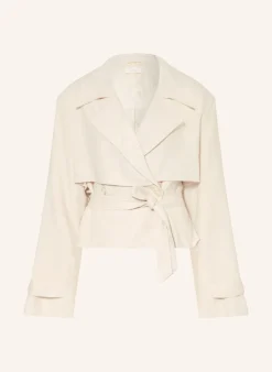 Trenchjacke EDDA mit Leinen