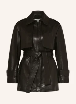 Trench-Jacke PRIYA aus Leder