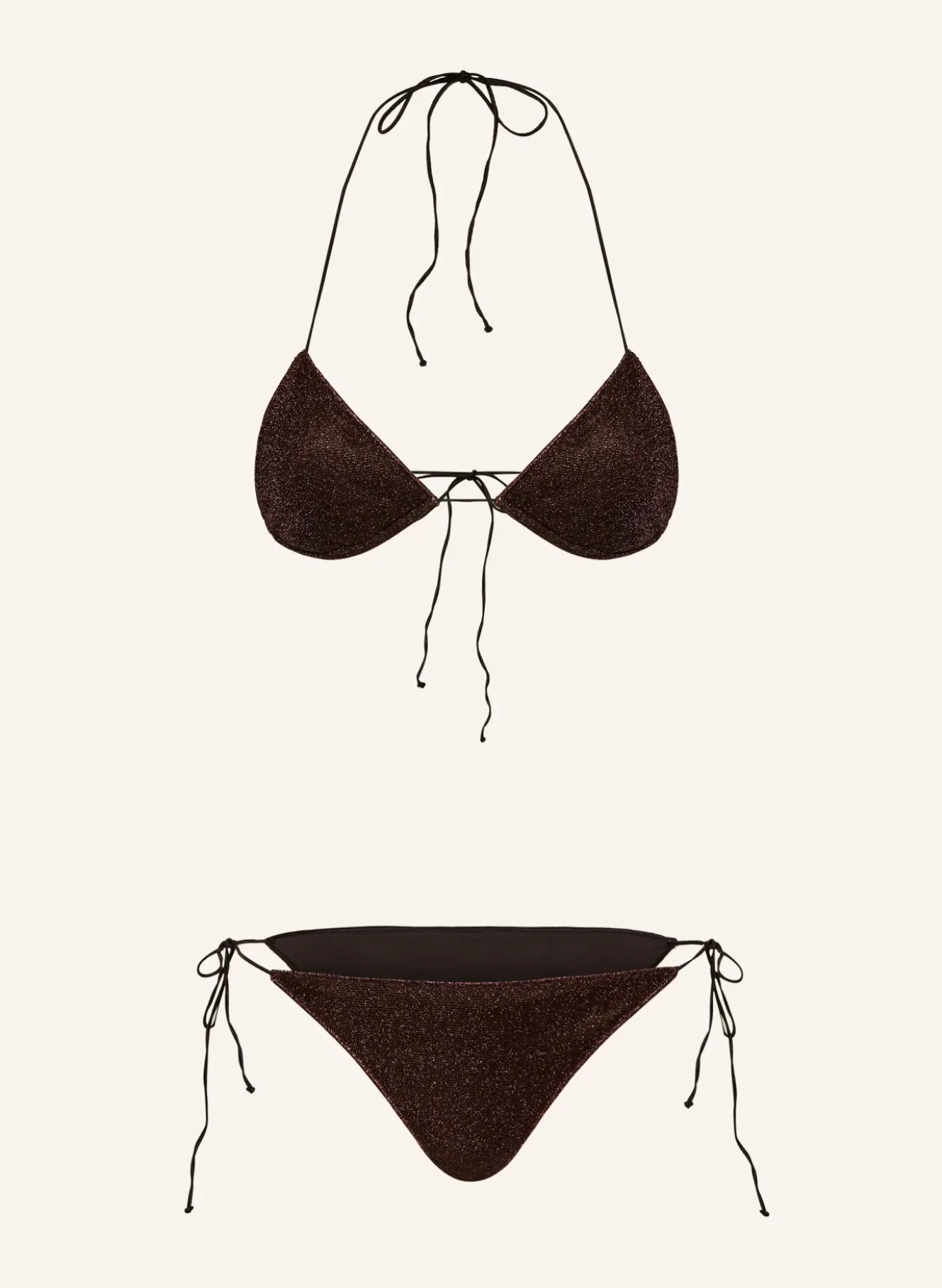 Triangel-Bikini LUMIERE mit Glitzergarn