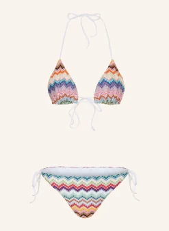 Triangel-Bikini mit Glitzergarn