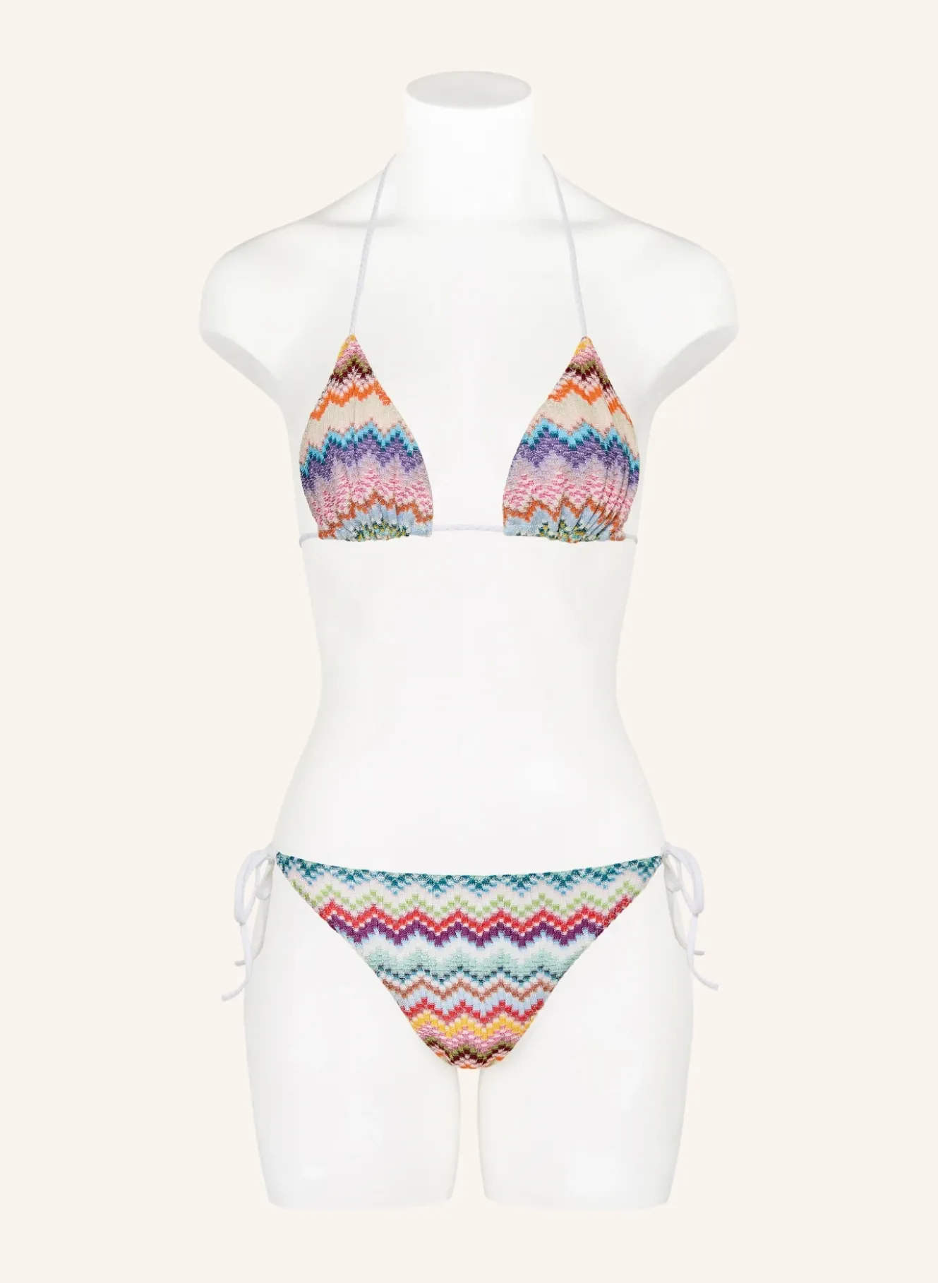 Triangel-Bikini mit Glitzergarn