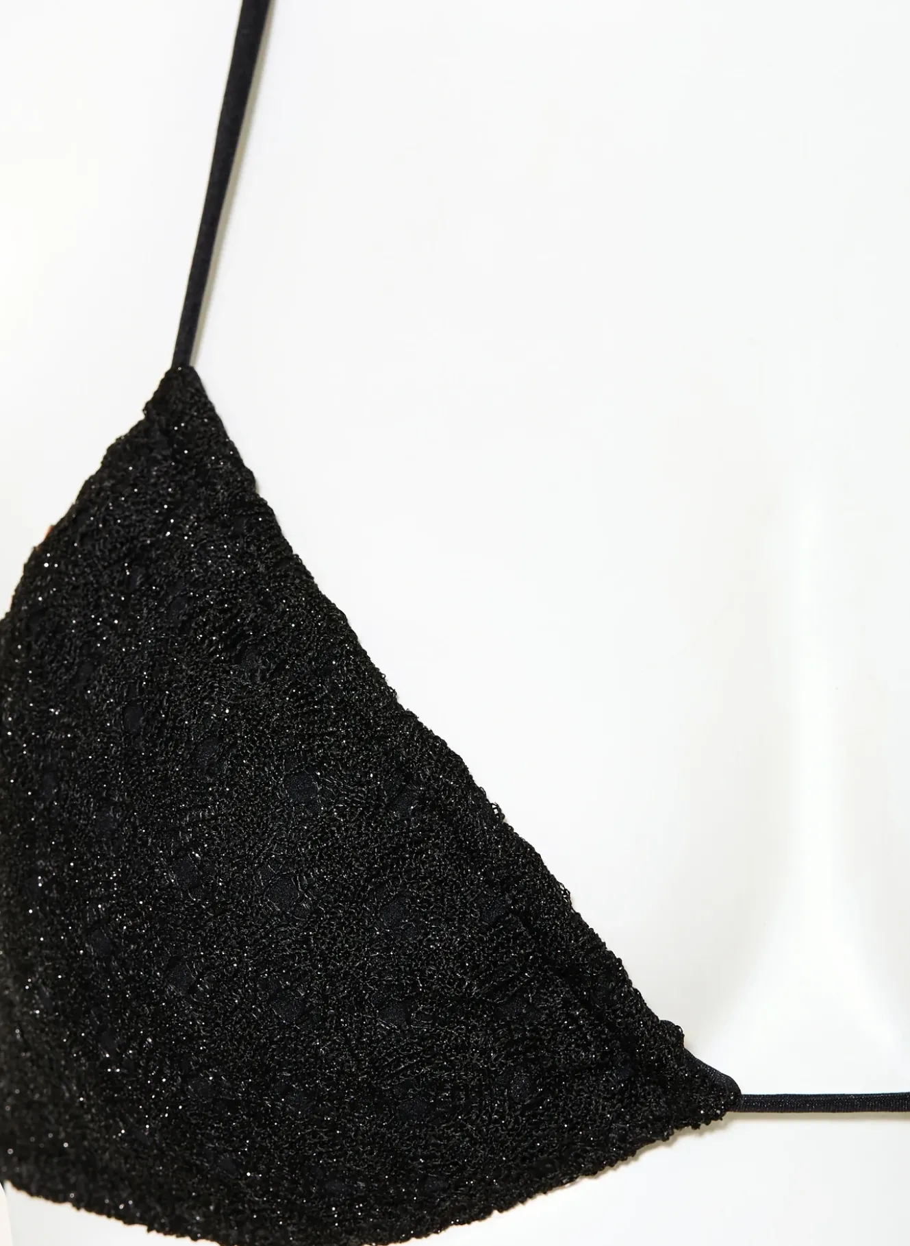 Triangel-Bikini mit Glitzergarn