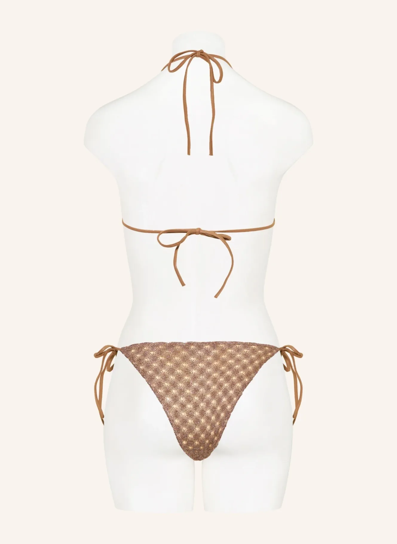 Triangel-Bikini mit Glitzergarn
