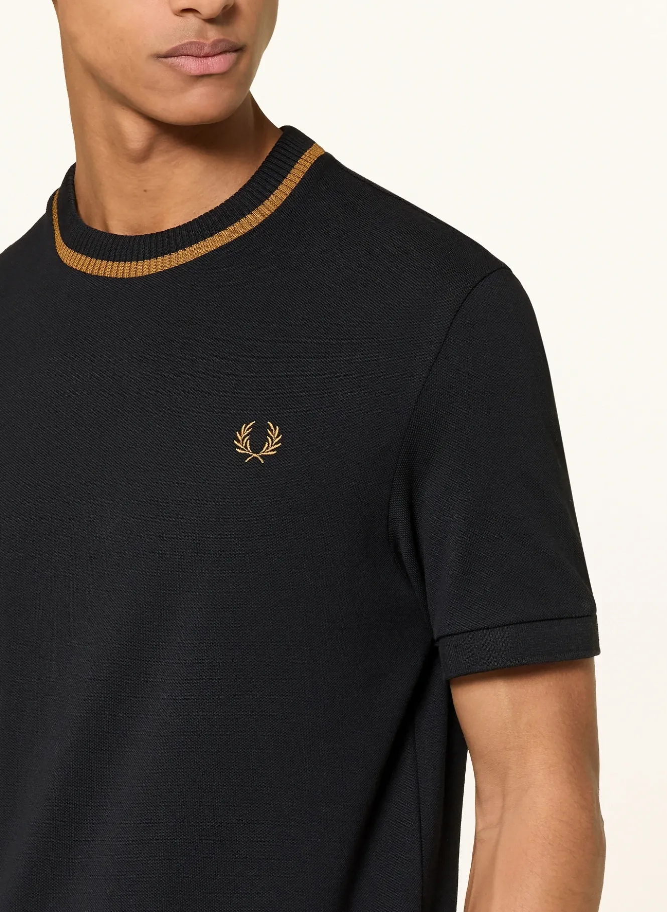 T-Shirt aus Piqué