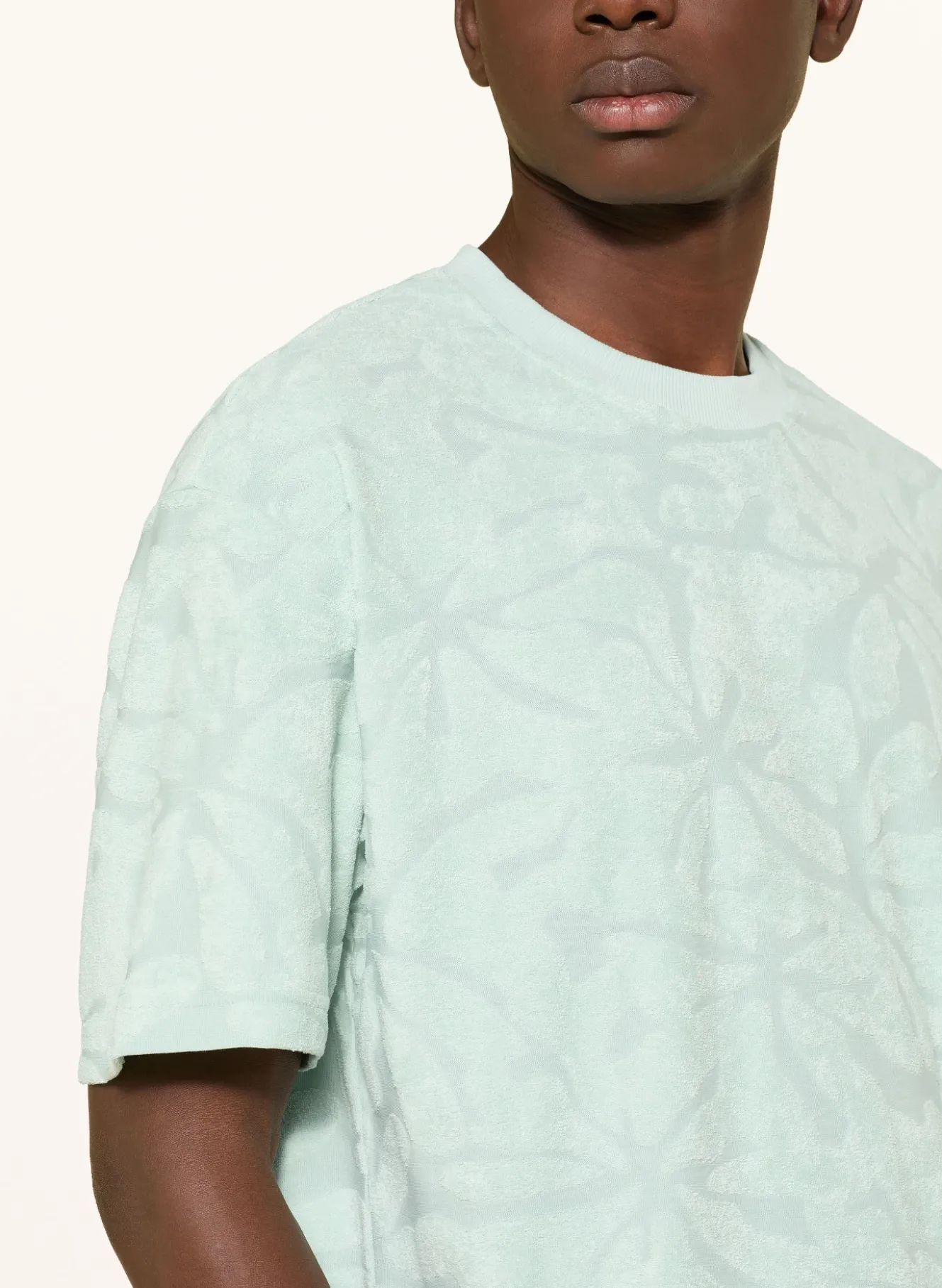 T-Shirt FLOWER aus Frottee