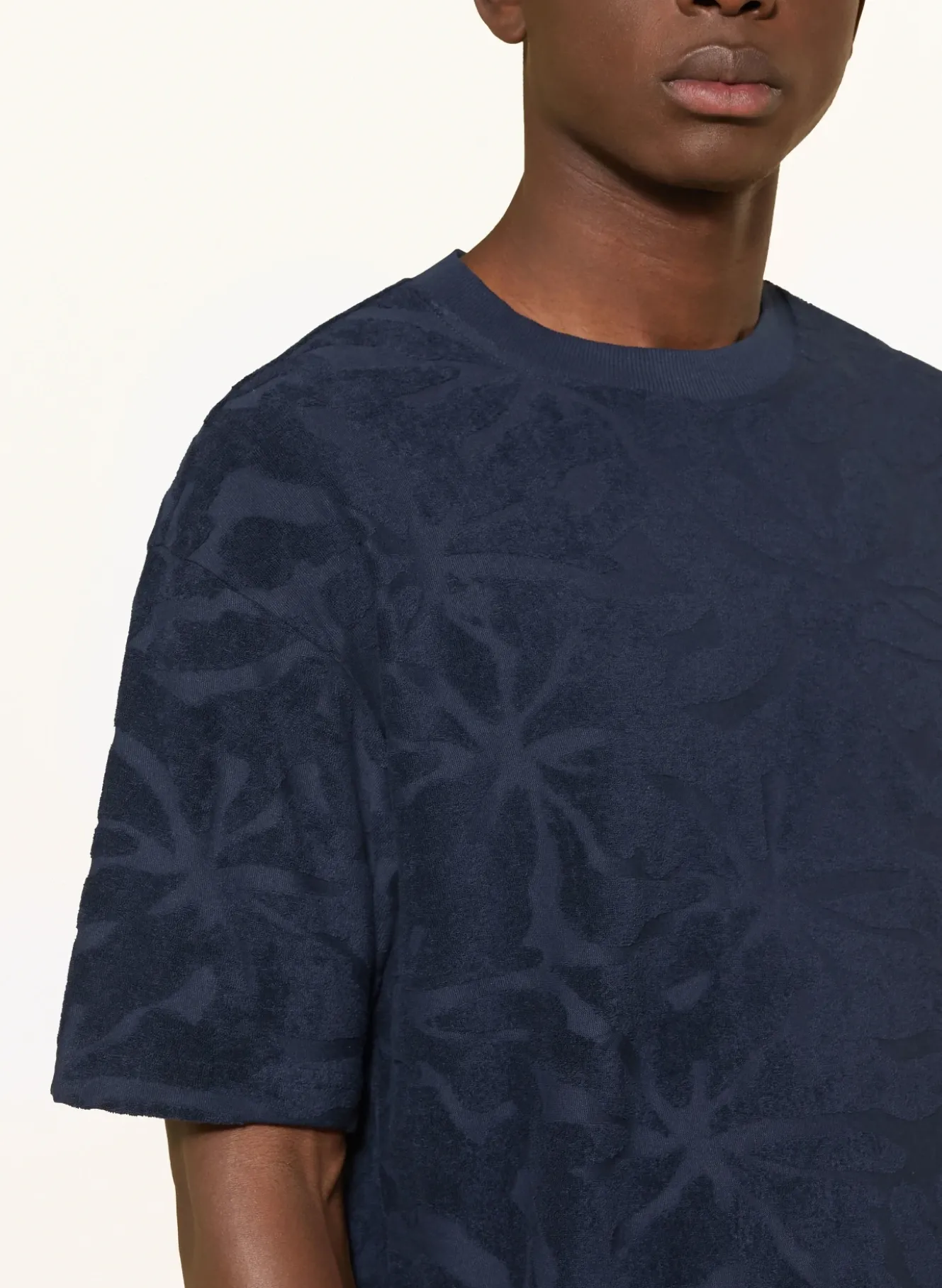 T-Shirt FLOWER aus Frottee