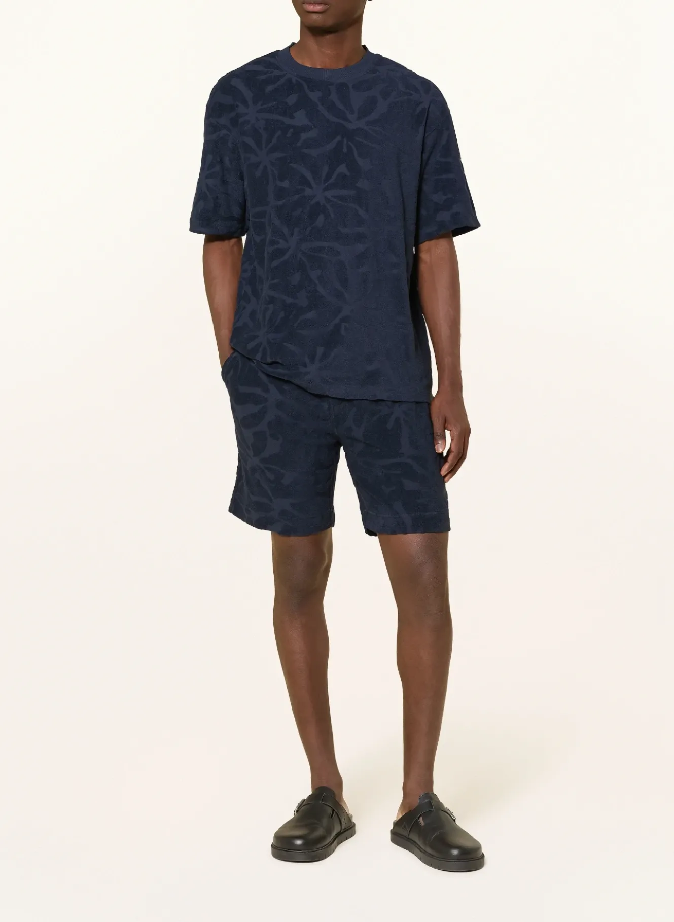 T-Shirt FLOWER aus Frottee