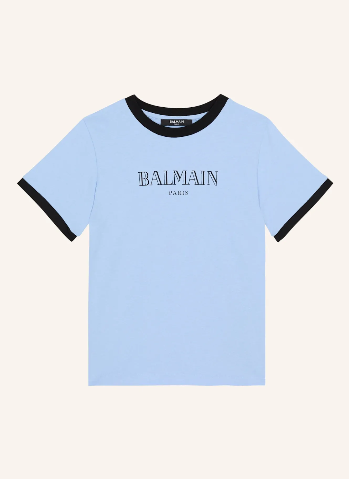 T-Shirt mit Balmain Paris-Print