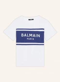 T-Shirt mit Balmain Paris-Print