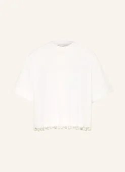T-Shirt mit Schmuckperlen