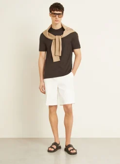 T-Shirt mit Seide