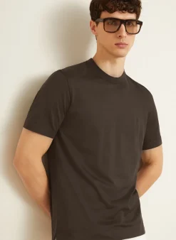 T-Shirt mit Seide