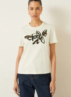 T-Shirt mit Stickereien