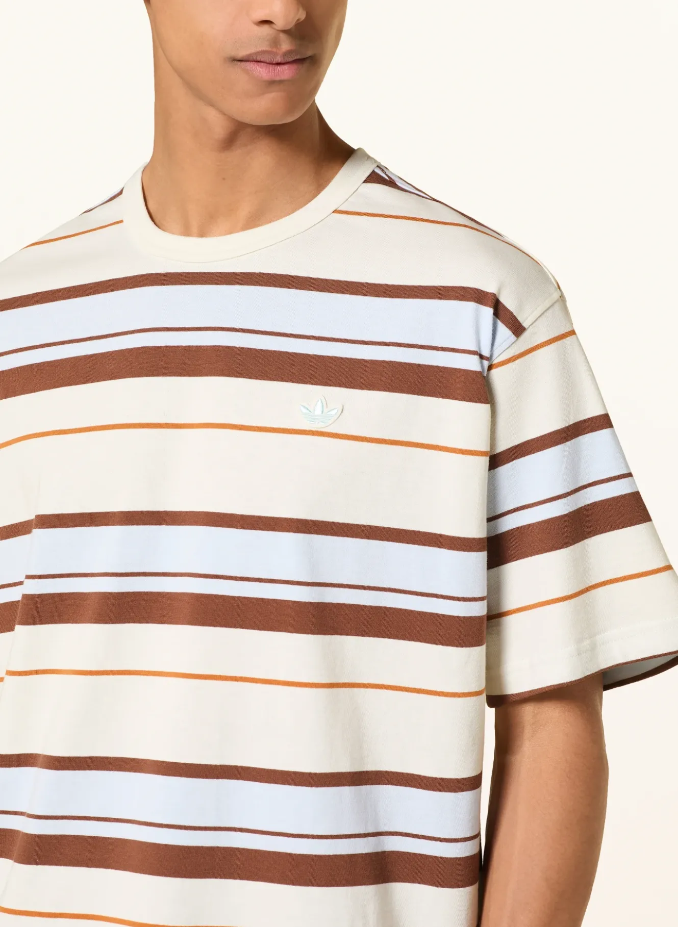 T-Shirt STRIPED CREW NECK