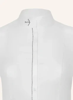 Turnierbluse JANNE WHITE CRYSTAL BLACK
