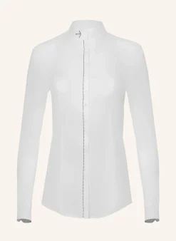 Turnierbluse JANNE WHITE CRYSTAL BLACK