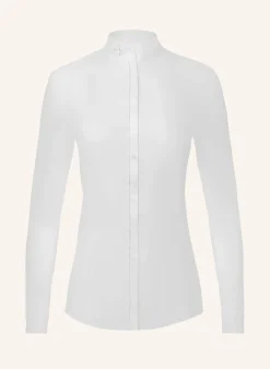 Turnierbluse JANNE WHITE CRYSTAL SILVER