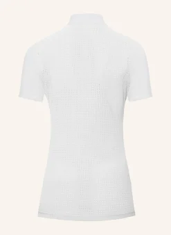 Turnierbluse SARINA MESH WHITE