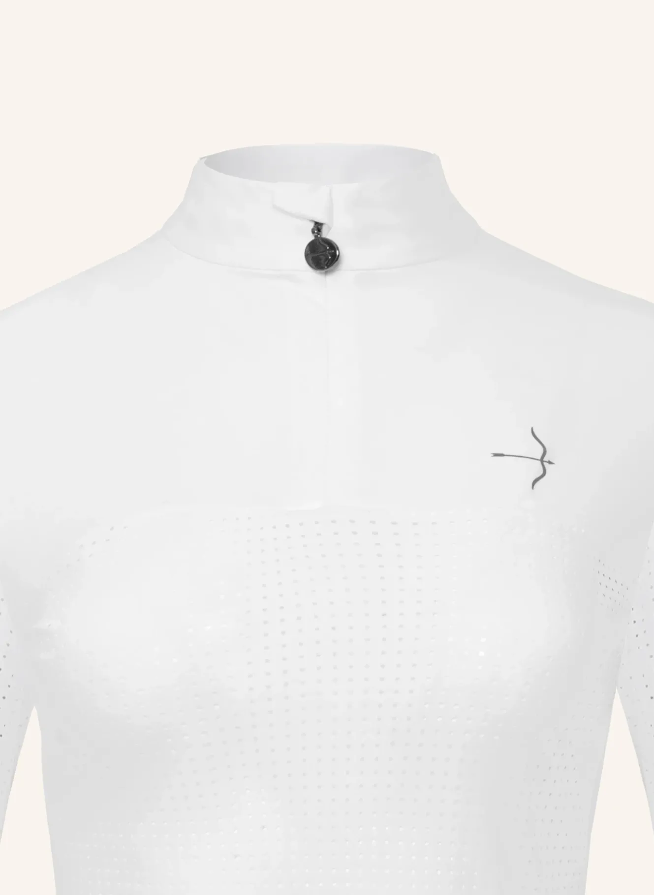 Turniershirt ALINA MESH WHITE