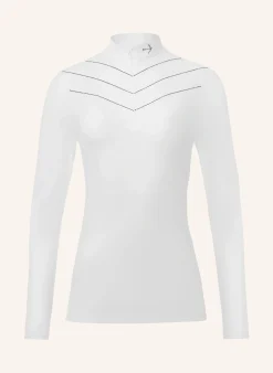 Turniershirt LUISE WHITE CRYSTAL BLACK