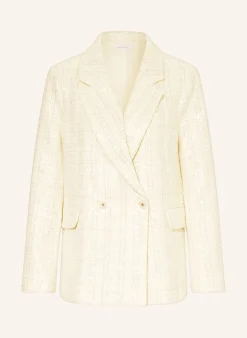 Tweed-Blazer mit Pailletten