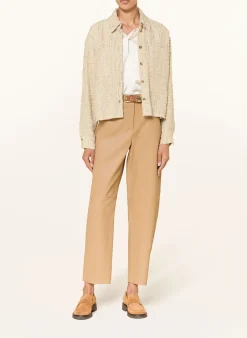 Tweed-Jacke mit Glitzergarn