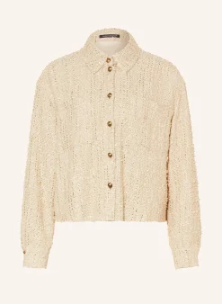 Tweed-Jacke mit Glitzergarn