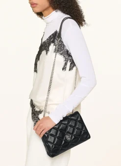 Umhängetasche THE SLIM DUAL CHAIN QUILTED