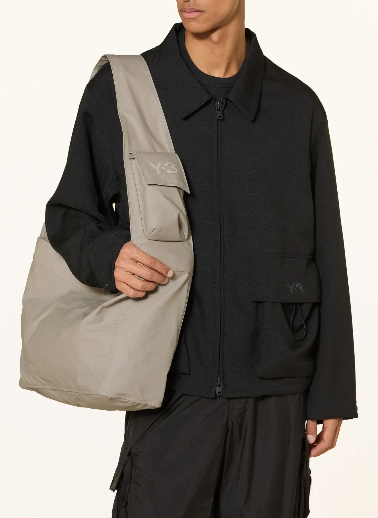 Umhängetasche Y-3 NEWSPAPER BAG L