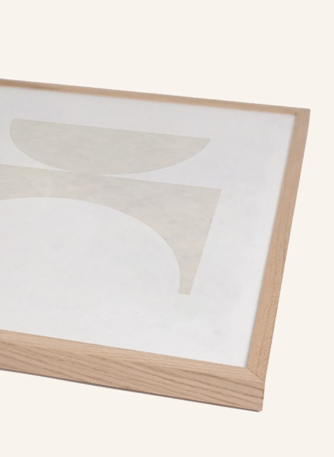 Wandbild FORM DER RUHE mit Rahmen