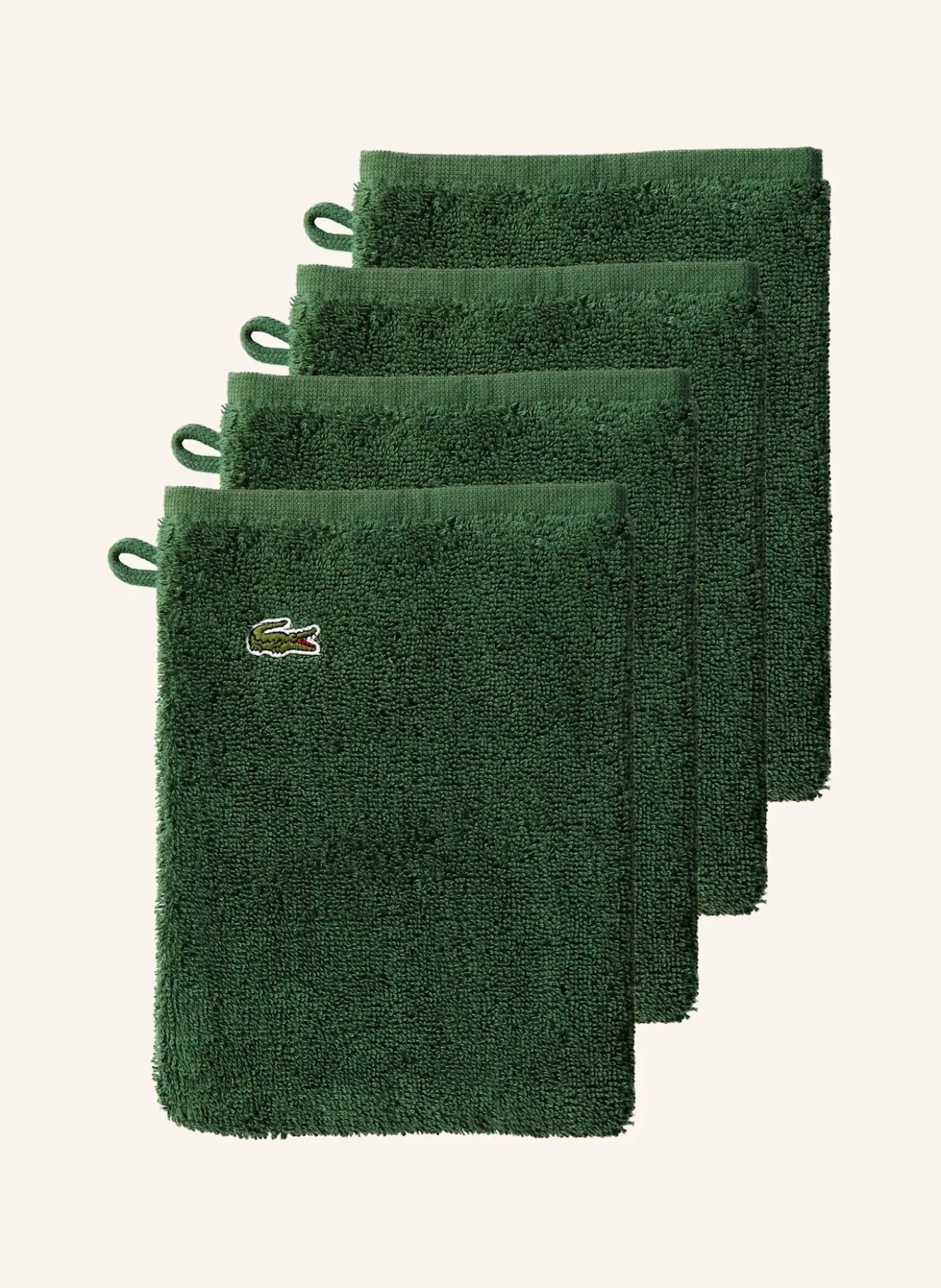 Waschhandschuh 4er Set LLECROCO
