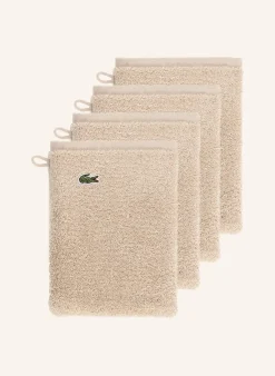 Waschhandschuh 4er Set LLECROCO