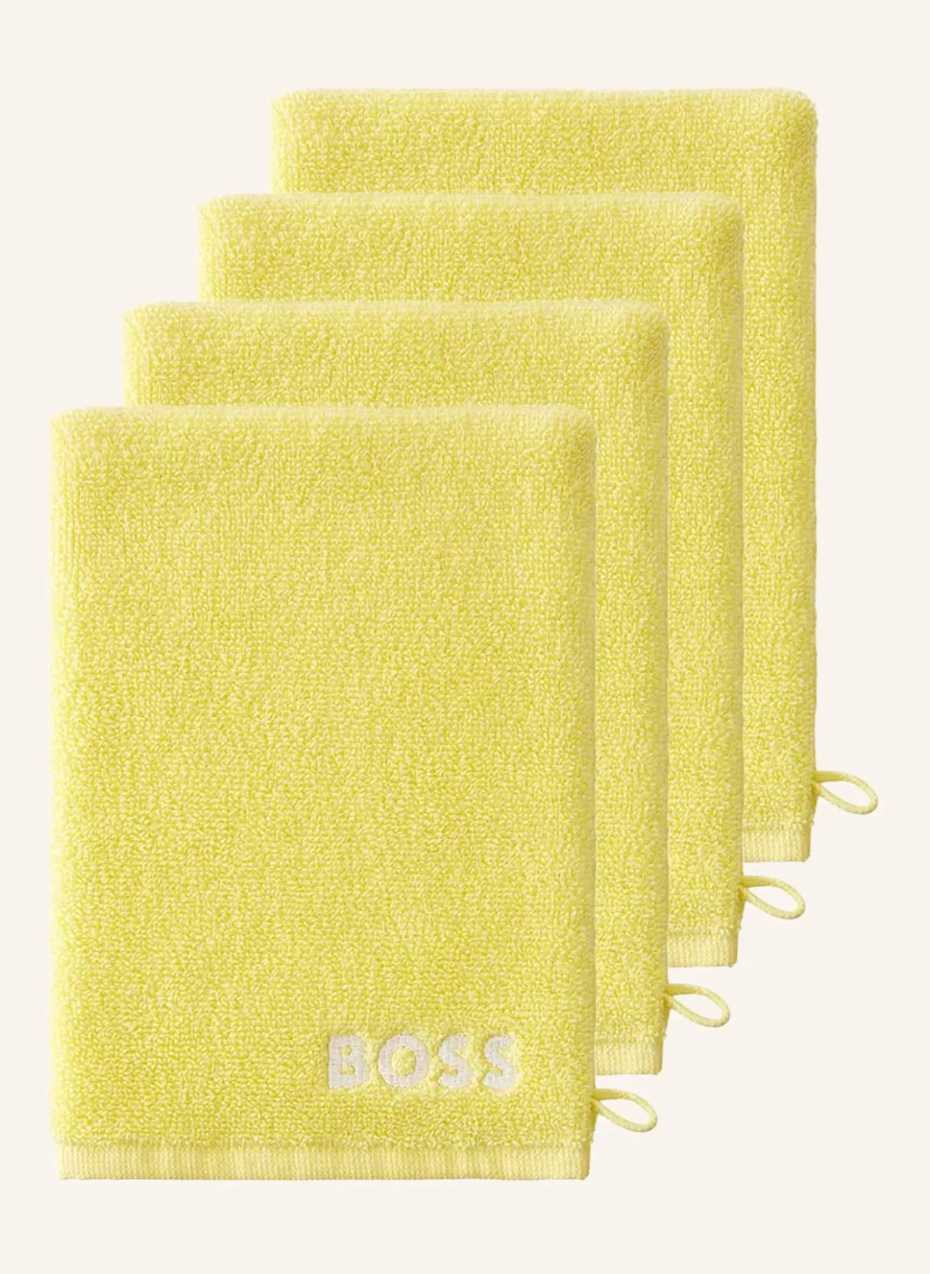 Waschhandschuh 4er Set PLAIN