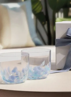 Wasserglas, 2 Stück LIKE CONFETTI AQUA